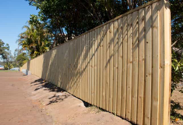 Boundary Timber Fence Melbourne