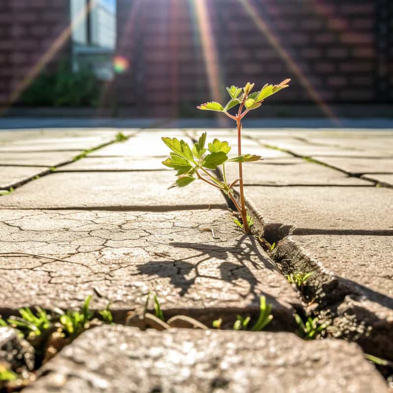 How to Stop Weeds Growing Between Pavers